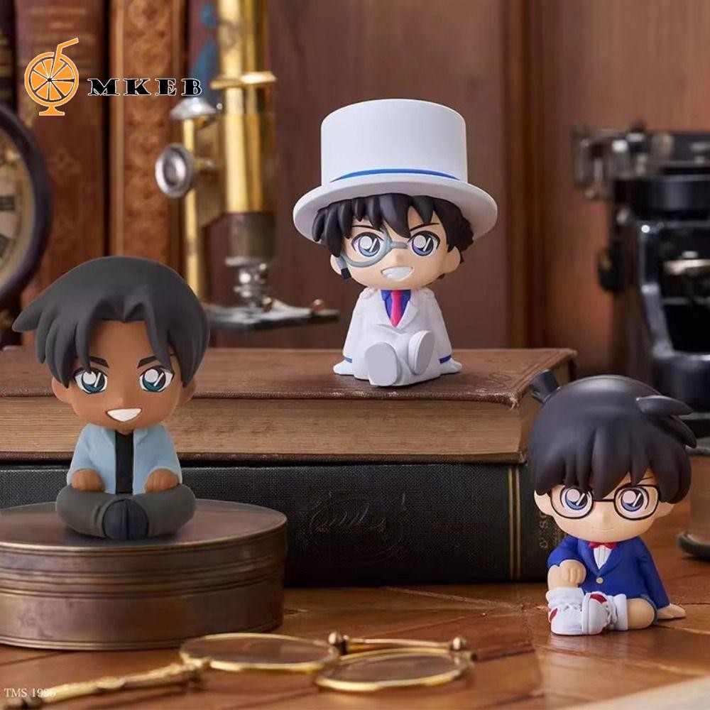 Mkeb 8 Cái / bộ Đồ Chơi Hình Thám Tử Lừng Danh Conan, Phiên Bản Q Ngồi Thám Tử Lừng Danh Conan Nhân 