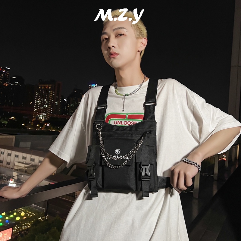 JINRU  Túi thắt lưng nam Túi đeo chéo nam 2023 NEW  Phong cách Thời trang Thời trang ins K91U16U 37Z230910