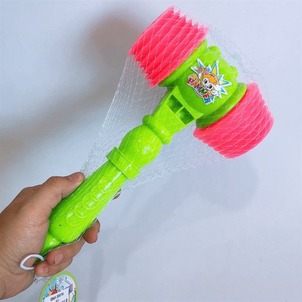 Búa Đồ Chơi Trẻ Em, Búa Gõ Hơi 2 Đầu kêu chip chip Giáo Cụ Dạy Học Cho Bé hàng đẹp