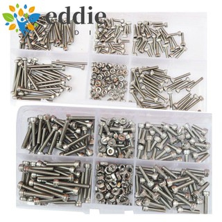 Bộ ốc vít và đai ốc lục giác 1 hộp m2 m2.5 m3 m4