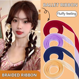 Dây Cột Tóc Ruy Băng Dài 2m Thắt Nơ Ruy Băng Nhiều Màu Thời Trang Hàn Quốc Cho Nữ