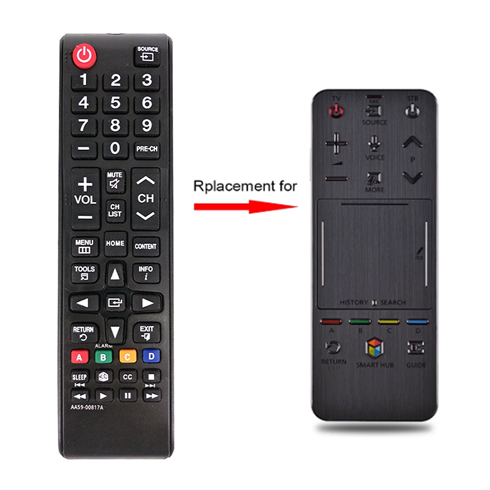 A59-00817A Điều khiển từ xa thay thế cho TV thông minh Samsung 3D ua55f8000j ua46f6400aj Bộ điều khi