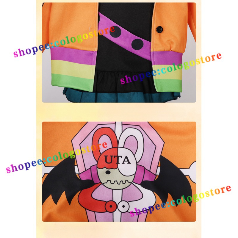 Uta Bộ Tóc Giả Có Mũ Trùm Hóa Trang Nhân Vật uta Trong Phim one piece