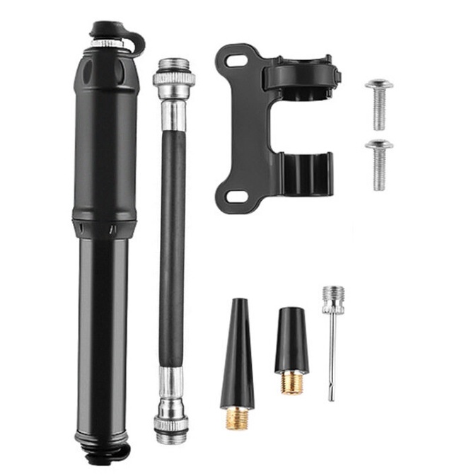 ESLNF Bơm Xe Đạp 100 psi Bằng Hợp Kim Nhôm Siêu Nhẹ
