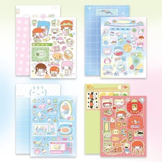 Bento girl sticker Dán Trang Trí Sổ Tay diy Xinh Xắn
