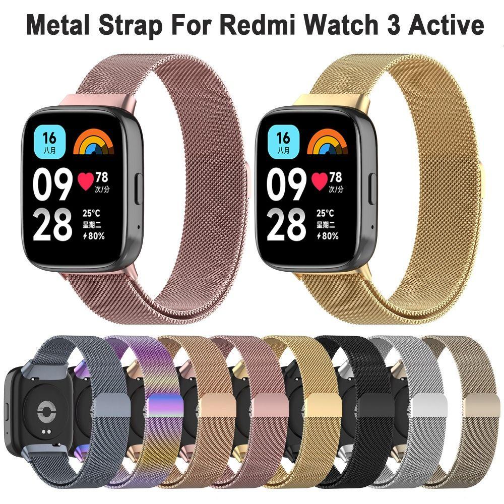 Dây Đeo Inox milanese Cho Đồng Hồ Thông Minh redmi watch 3 active
