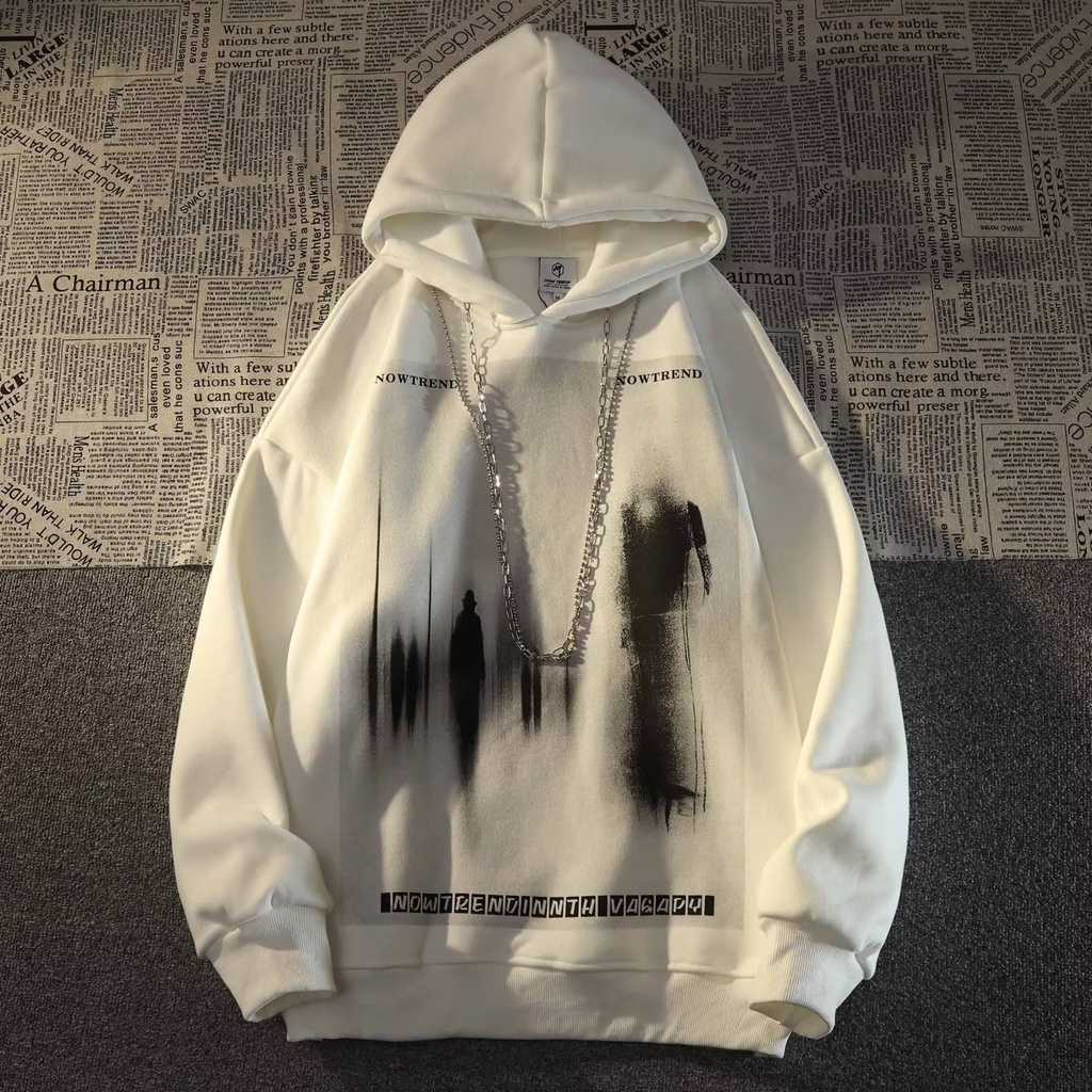 Áo Hoodie Dáng Rộng Thời Trang hip hop Cá Tính Dành Cho Nam Và Nữ