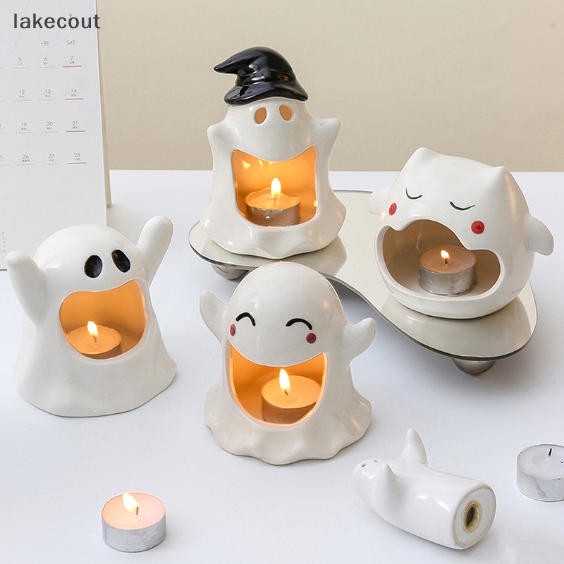 Hộp Đựng Kẹo Bằng Sứ Hình Ma halloween Sáng Tạo diy
