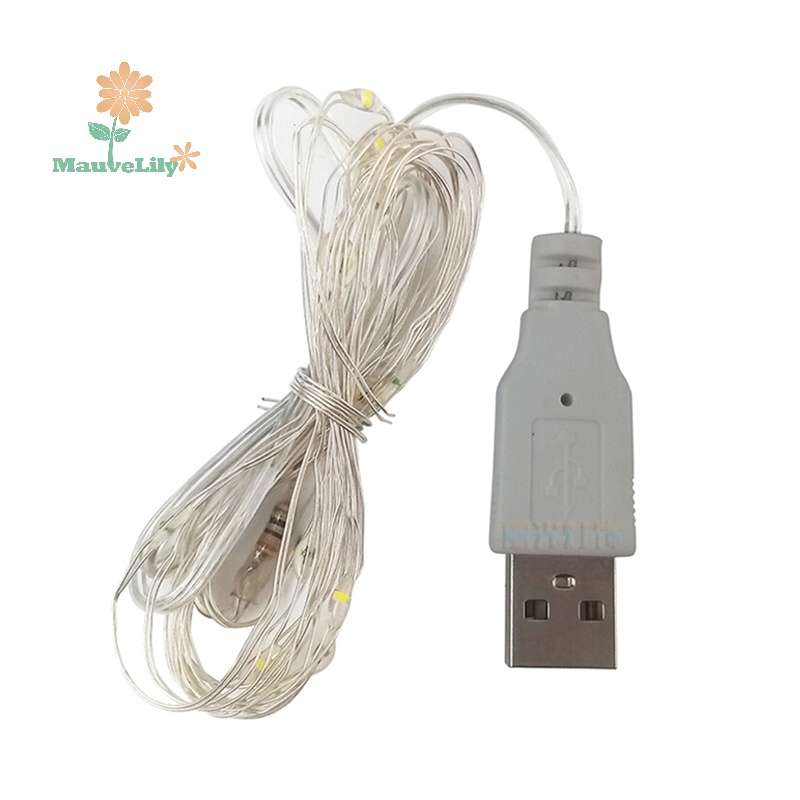 Dây Đèn led Trang Trí 2m 20led 3m 30led usb