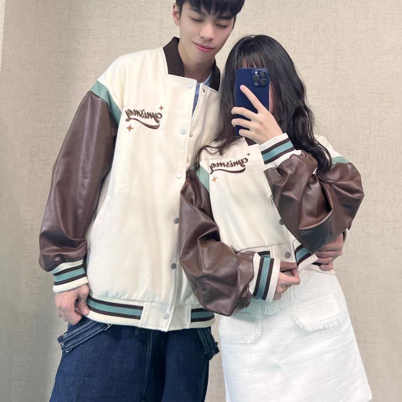 Áo Khoác Tay Dài In Họa Tiết Phong Cách harajuku Thời Trang Thu Đông Cho Nam