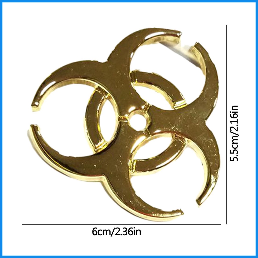 Miếng Dán logo Bằng Kim Loại Chống Nước In Chữ resident evil Độc Đáo Trang Trí Xe Hơi / Mô Tô