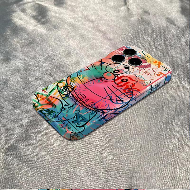 Ốp Điện Thoại Họa Tiết graffiti Cho Iphone 15 14 13Pro 12 / 11 Xsmax xr / 7 / 8p s7se