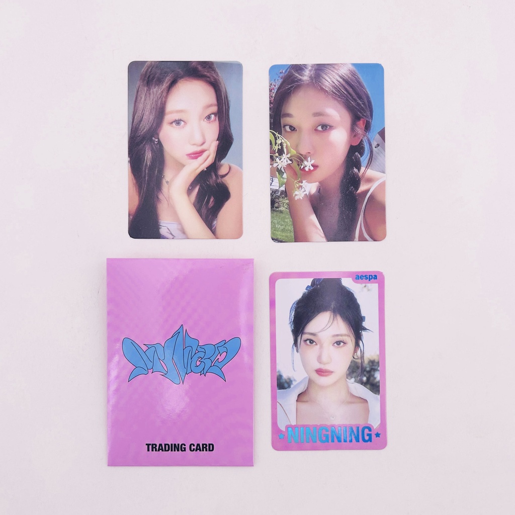 Hộp Phấn Nhỏ Hình Ca Sĩ aespa Thẻ