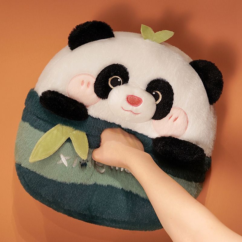 Bộ Chăn Gối Hình Gấu Trúc Hai Trong Một Dễ Thương Dùng Trong Ký Túc Xá / Văn Phòng