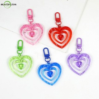 Móc Khóa Điện Thoại Hình Trái Tim Khắc Chữ friend Dễ Thương