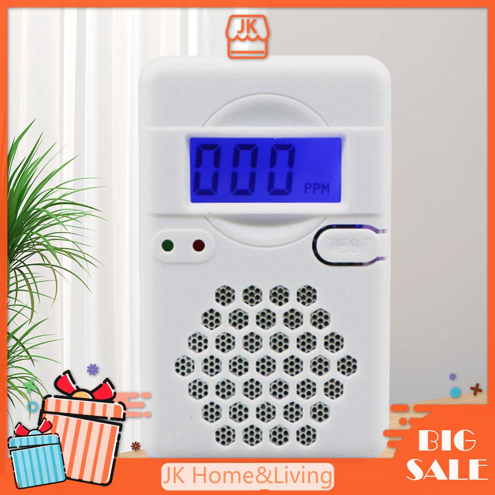 Co gas Cảm Ứng Âm Thanh Đèn Cảnh Báo Rò Rỉ Chạy Pin Cho Nhà