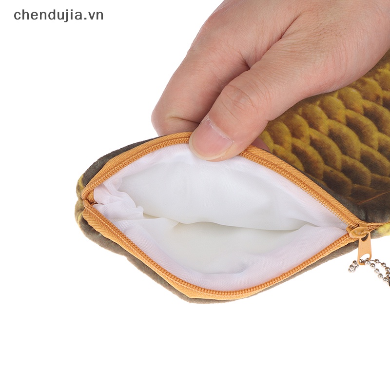 Bộ Sản Phẩm Túi Đựng Bút Chì In Hình Cá Vàng arowana 3d Phong Cách Hàn Quốc