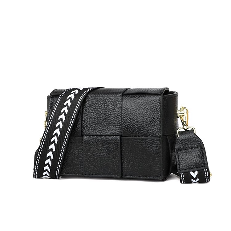 Túi Đeo Chéo Da Bò Dáng Vuông Nhỏ Có Nam Châm Thời Trang Cao Cấp