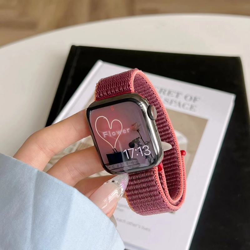 Dây Đeo nylon Tùy Chỉnh Kích Thước Cho Đồng Hồ Thông Minh apple series 9 44mm 40mm 41mm 45mm 42mm 38mm 49mm 8 ultra 2 7 6 se 5 3
