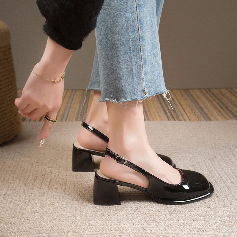 Xăng đan Cao Gót Đế Dày Mềm Mại Thoải Mái Thời Trang Hàn Quốc