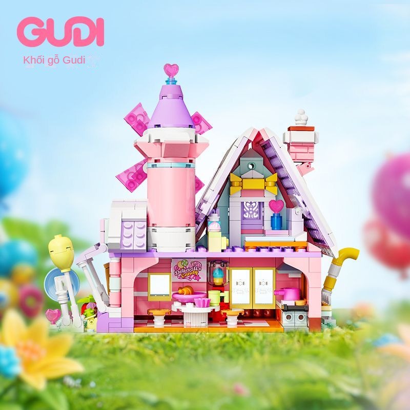 Bộ Đồ Chơi Lắp Ráp Ngôi Nhà Quán Cà Phê Nhỏ Xinh Xắn