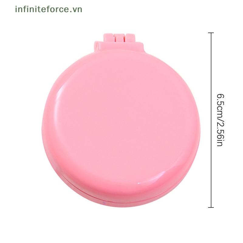 Lược Chải Tóc mini Có Gương Có Thể Gập Lại Và Mát Xa Da Đầu