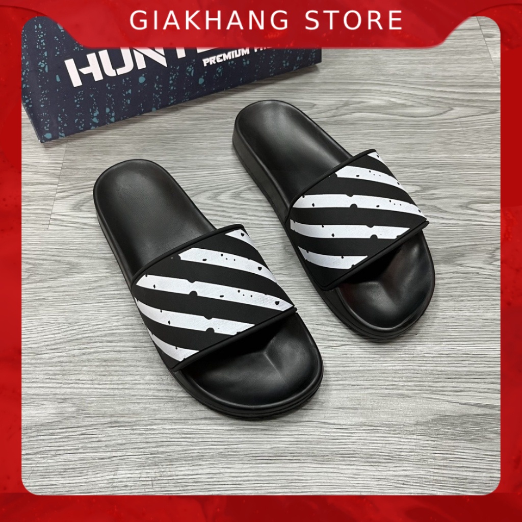 Dép lê quai ngang nam thời trang đẹp off white.Hàng sẵn kho từ 38-43