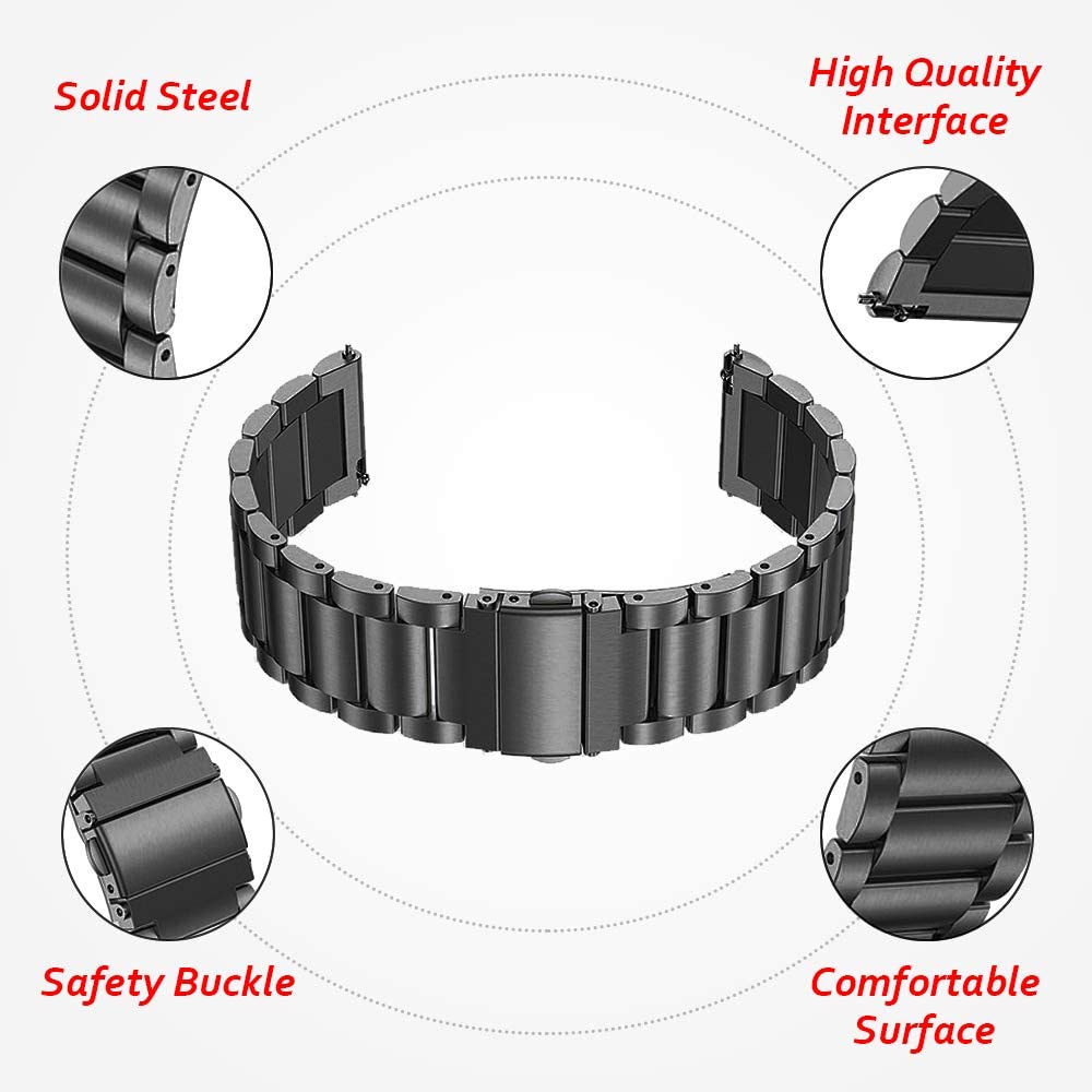 Dây Đeo Đồng Hồ Bằng Thép Không Gỉ 46mm gt4 41mm Thay Thế Cho huawei gt 4