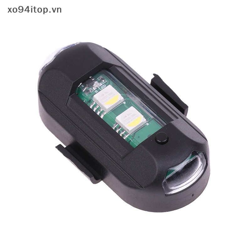 Xoitop Đèn led Tín Hiệu mini 7 Màu Gắn Đuôi Xe Đạp vn
