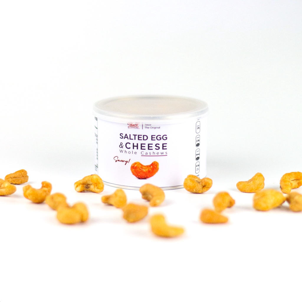 Hạt Điều Phô Mai Trứng Muối Kaz - Salted Egg Yolk & Cheese Cashews