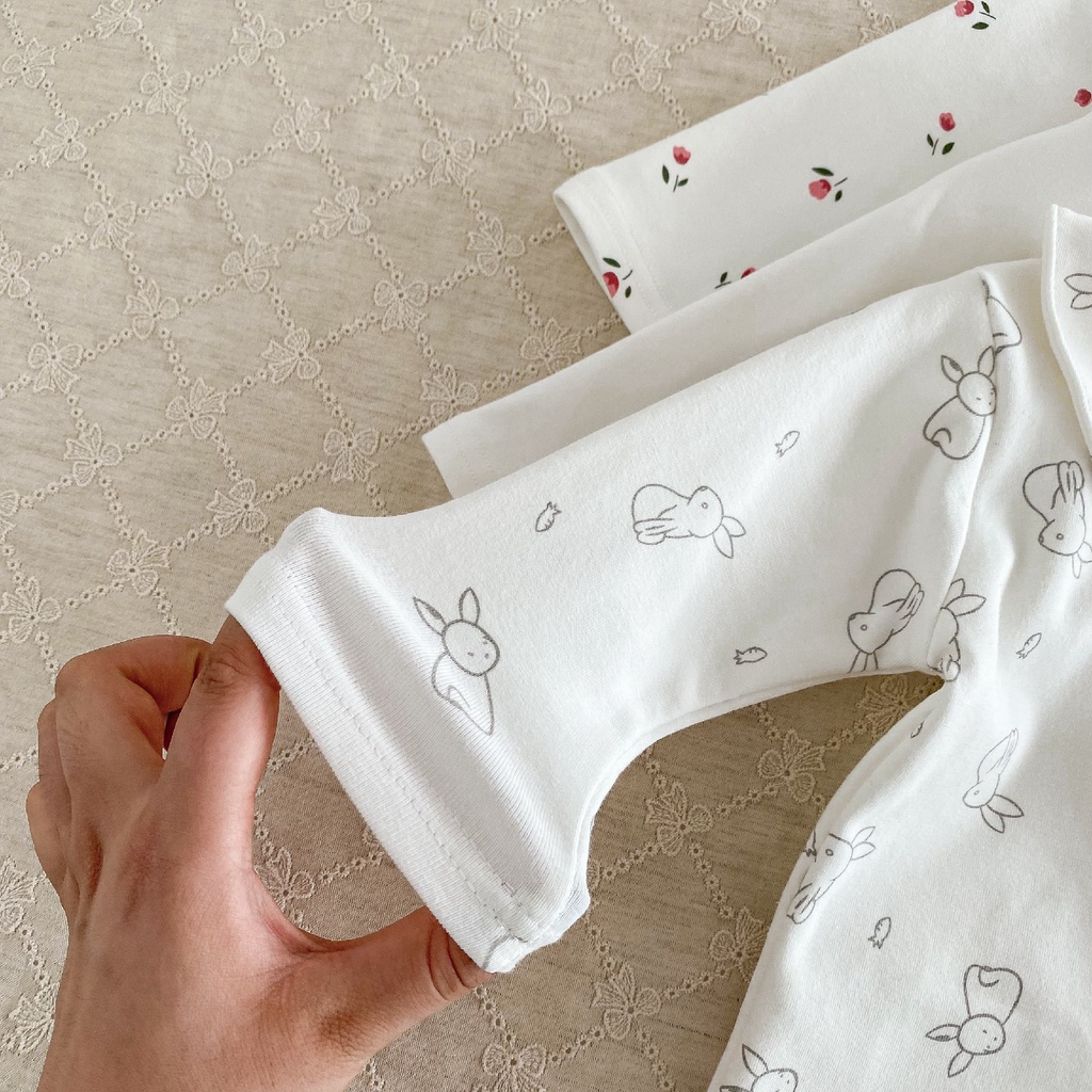 Áo Thun Tay Dài In Hình Thỏ peter pan Dễ Thương Thời Trang Mùa Thu Cho Bé Sơ Sinh 0-2 Tuổi