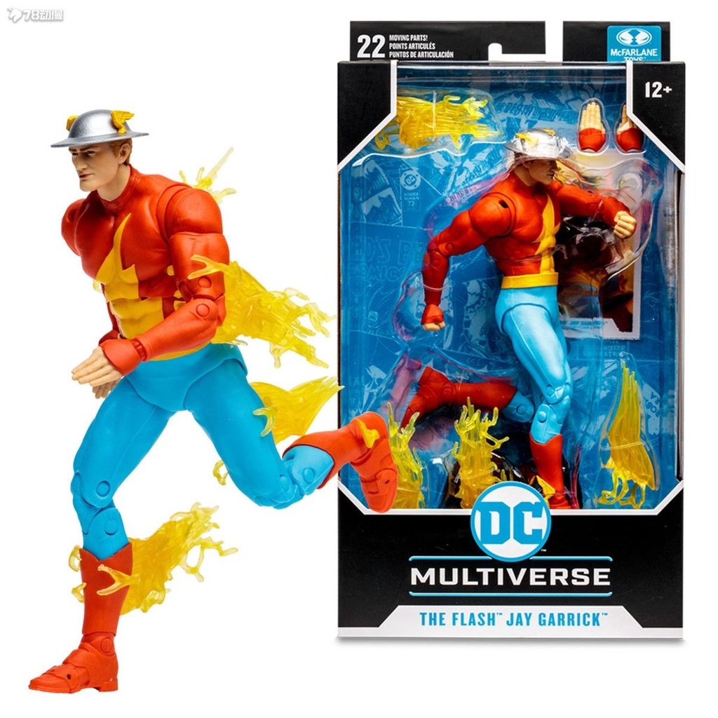 Hàng Chính Hãng Có Sẵn mcfarlane dc Đa Năng Dòng Phim the flash Thời Đại Triều Tiên jay garric