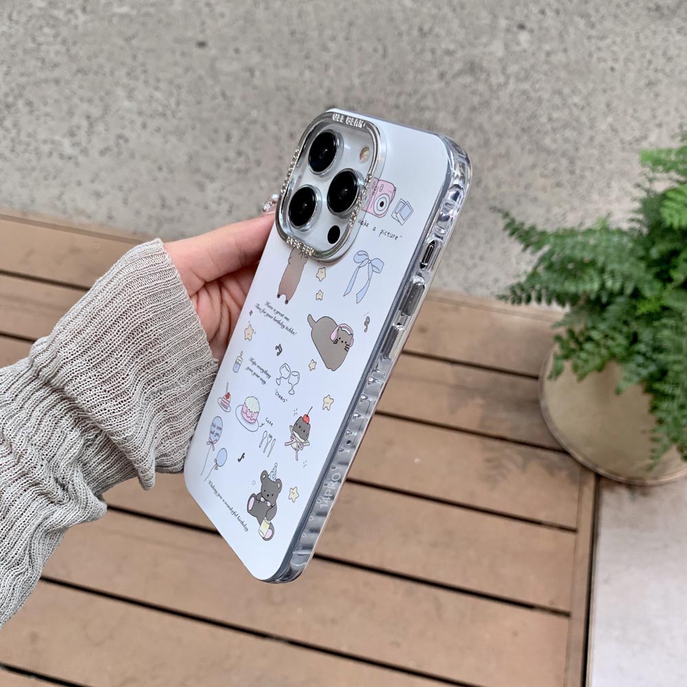 Ốp Điện Thoại Cứng Họa Tiết Chó Mèo Dễ Thương Cho iphone 11 12 12pro 12promax 13 13pro 13promax 14 14pro 14promax