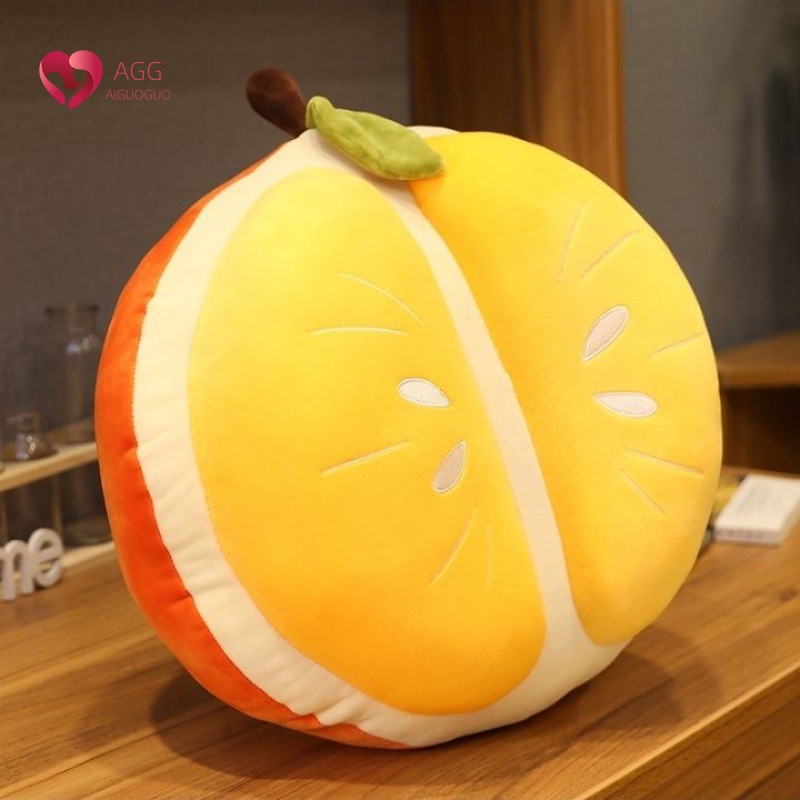 Màu Cam Dễ Thương Sang Trọng Đồ Chơi Trẻ Em Búp Bê Sầu Riêng Gối Áo Búp Bê Nghỉ Trưa Đệm Búp Bê Cổ Gối Đệm Quà Tặng Giáng Sinh