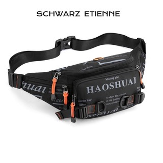 Schwarz etienne Túi Đeo Chéo Ngực Chống Thấm Nước In Chữ Thời Trang Cho Nam