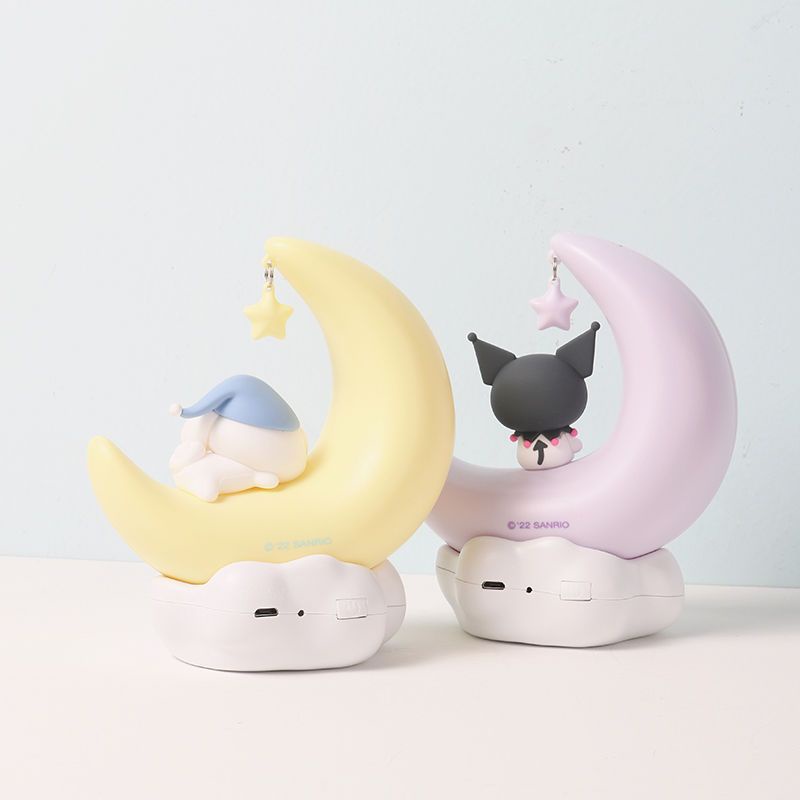 Miniso miniso miniso sanrio Đèn Ngủ led Hình Mặt Trăng Ngọt Ngào Sáng Tạo