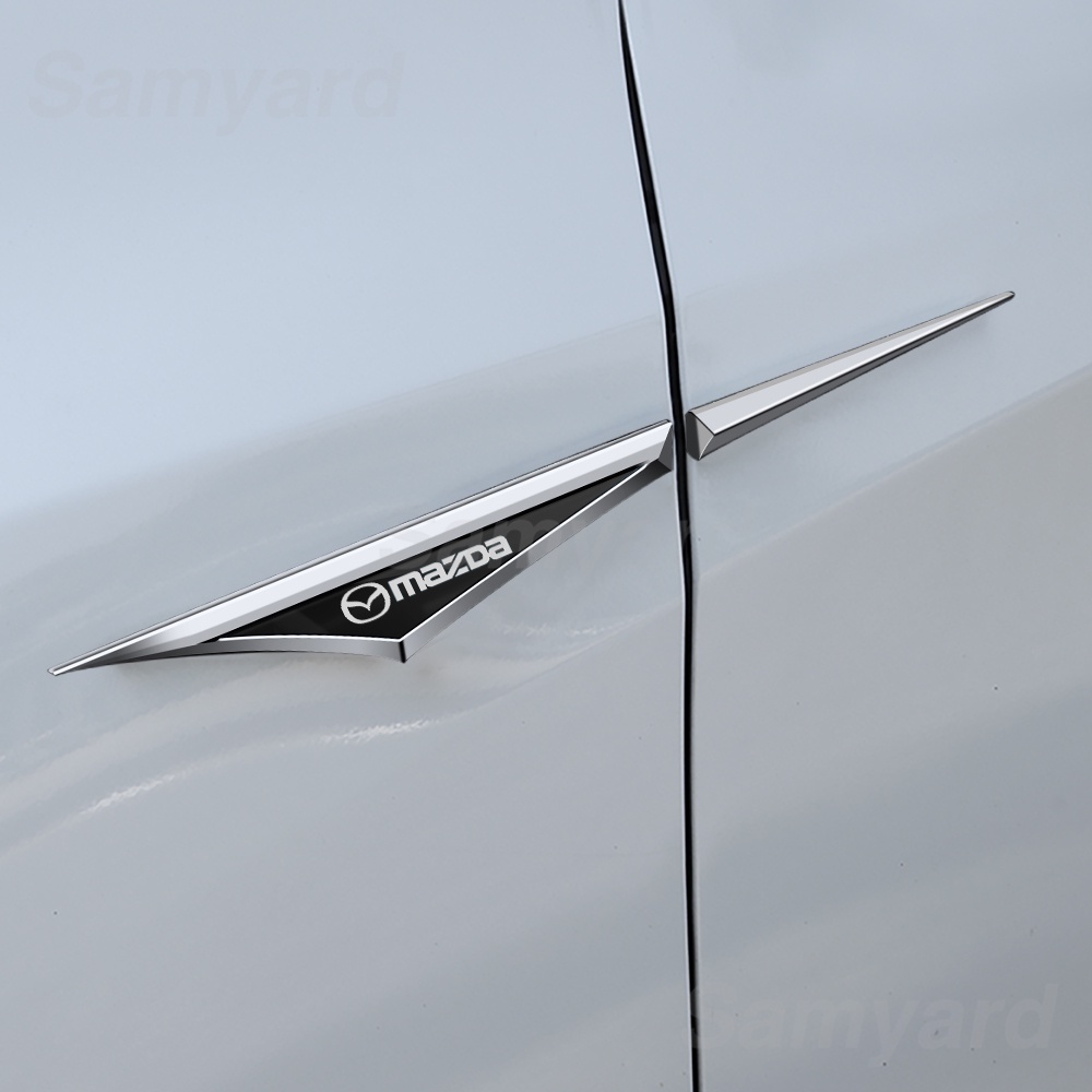 FENDER Miếng Dán Kim Loại Trang Trí Viền Cửa Xe Hơi mazda 2 3 5 6 cx3 cx4 cx5 cx7 cx9 cx-30 cx-8