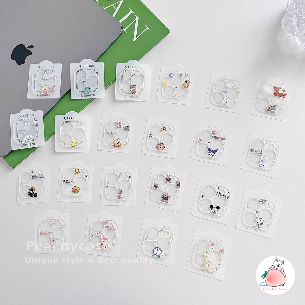 Kính Cường Lực 9h Trong Suốt Siêu Mỏng Bảo Vệ Ống Kính Máy Ảnh Cho iphone 15 pro max 15plus 15pro 15promax