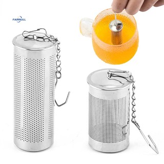 FAIRNULL Dụng Cụ Lọc Trà Bằng Thép Không Gỉ Có Dây Xích Chống Biến Dạng Dễ Lau Chùi Và Thoát Nước