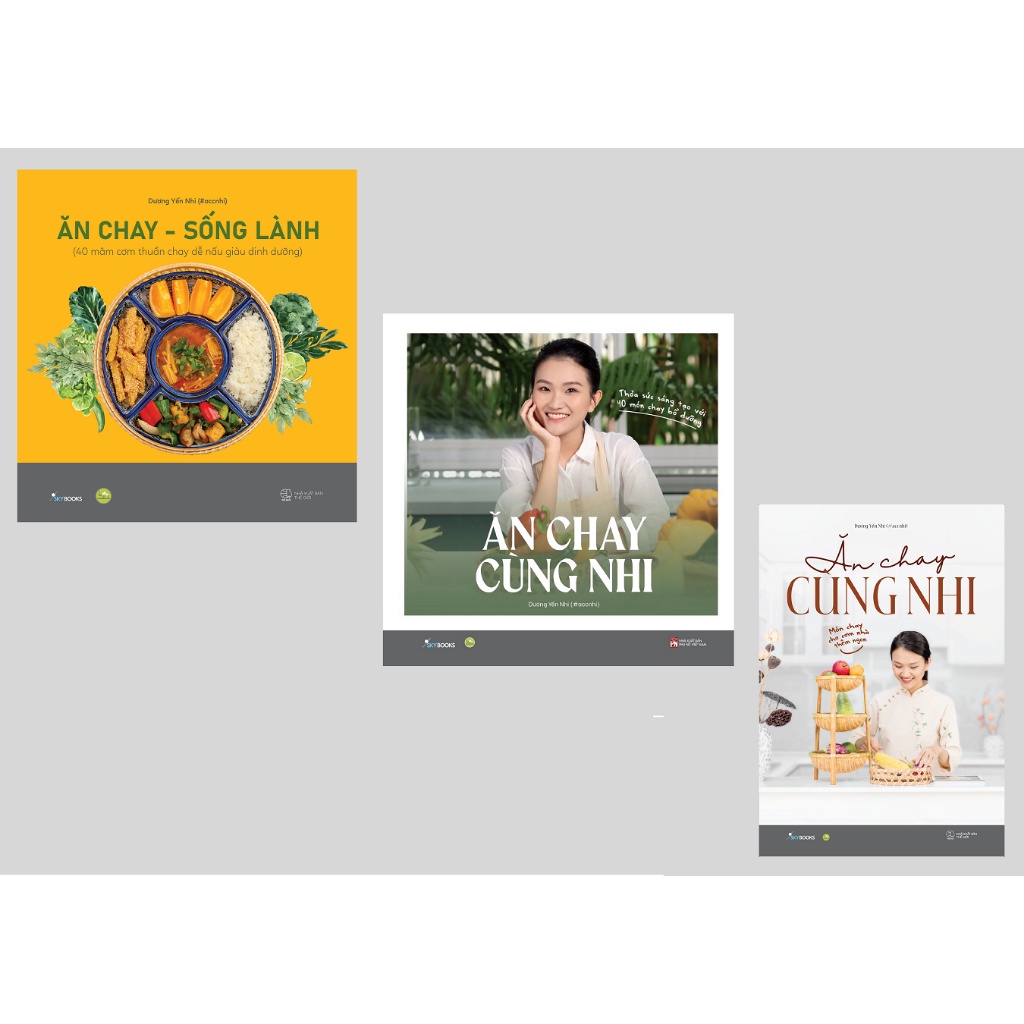 Sách Dạy Nấu Ăn Chay Ăn Chay Sống Lành Ăn Chay Cùng Nhi  Ăn Chay Cùng Nhi  - Bản Quyền
