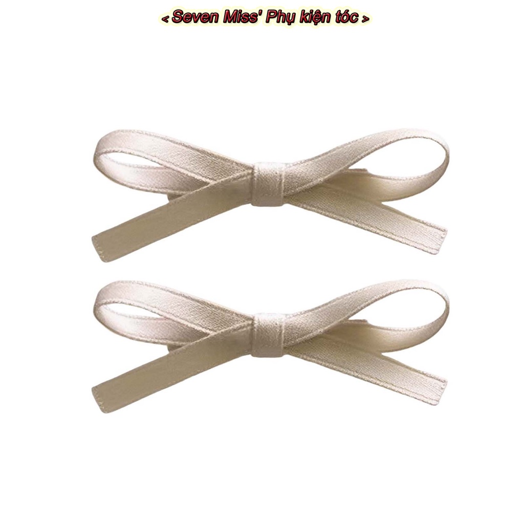 Kẹp Tóc Nơ Ruy Băng Ngọt Ngào Cho Nữ