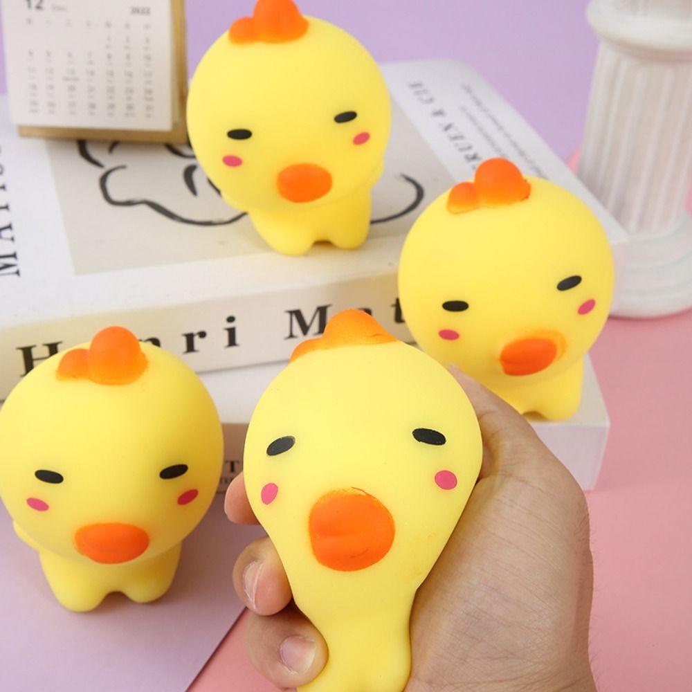 Đồ Chơi Nắn Bóp Đàn Hồi Giảm stress Hình Chú Vịt