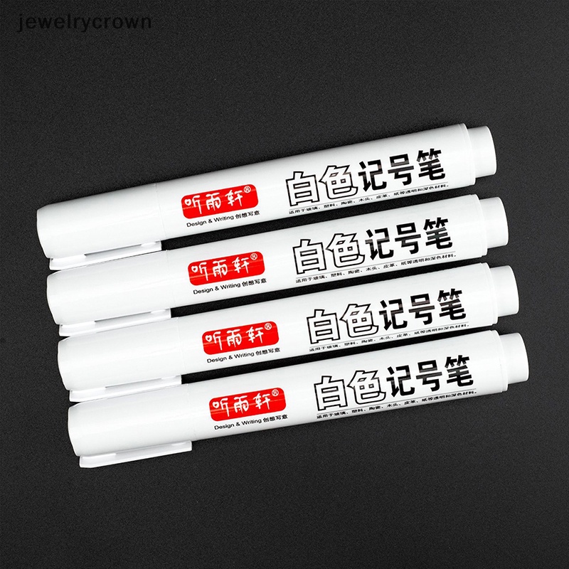 1 Bút Lông Màu Trắng Chống Thấm Nước / Dầu Mỡ Tiện Dụng