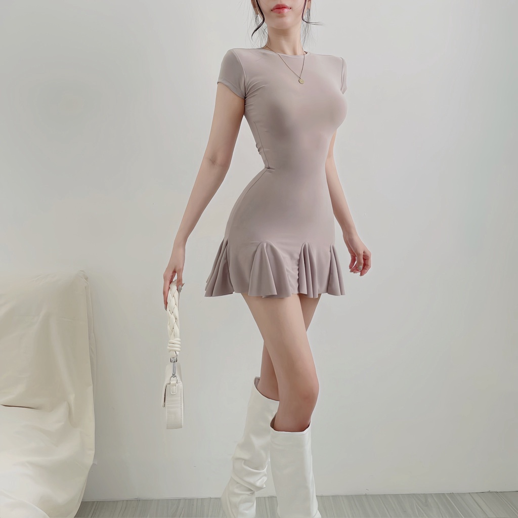 Đầm ôm body xòe mini Emilyshop (T)