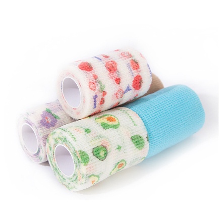 Băng Quấn Chân Chó Mèo - Băng Thun Tự Dính Quấn Vết Thương Cho Thú Cưng. _ Ruby Pet
