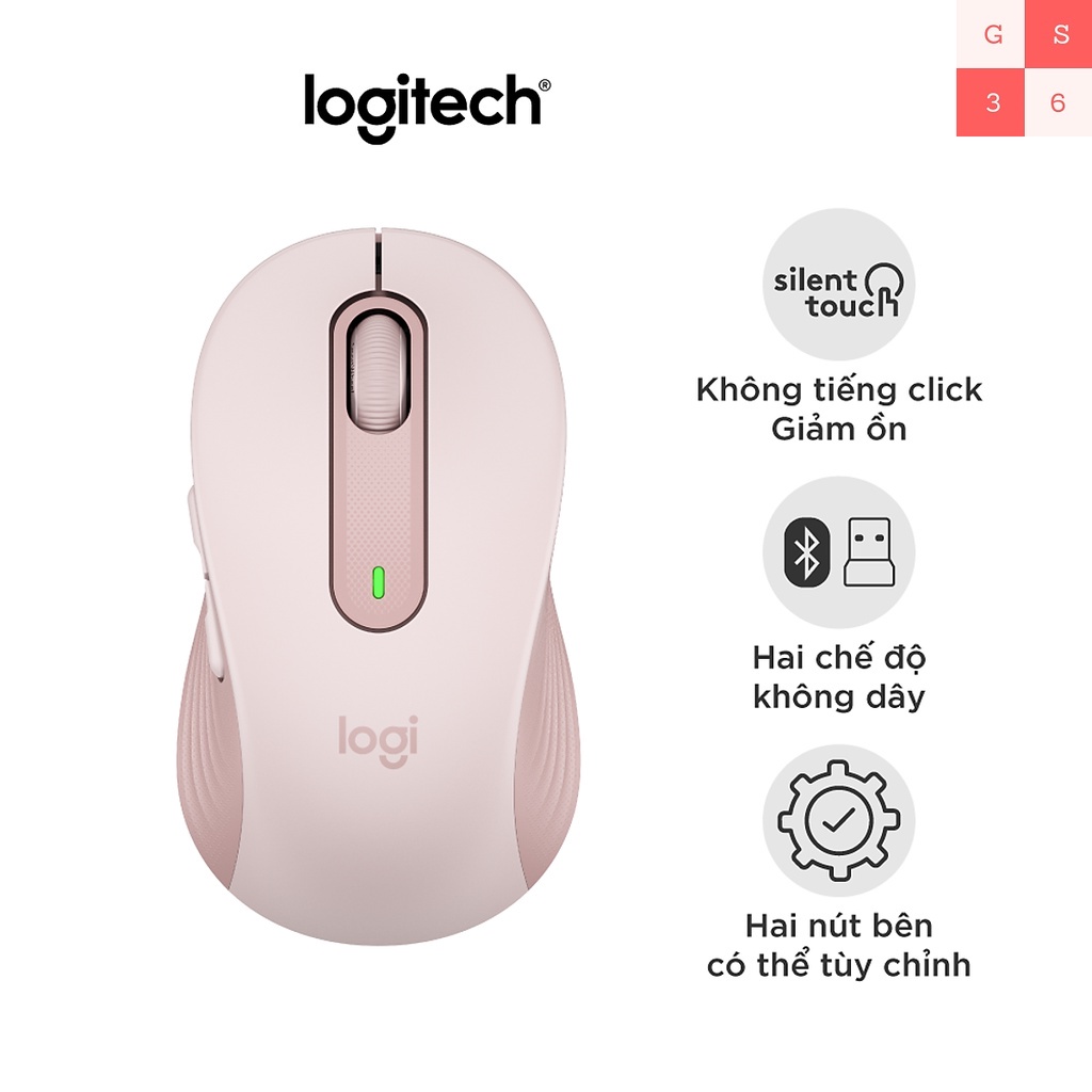 Chuột không dây bluetooth Logitech Signature M650 - Hàng chính hãng