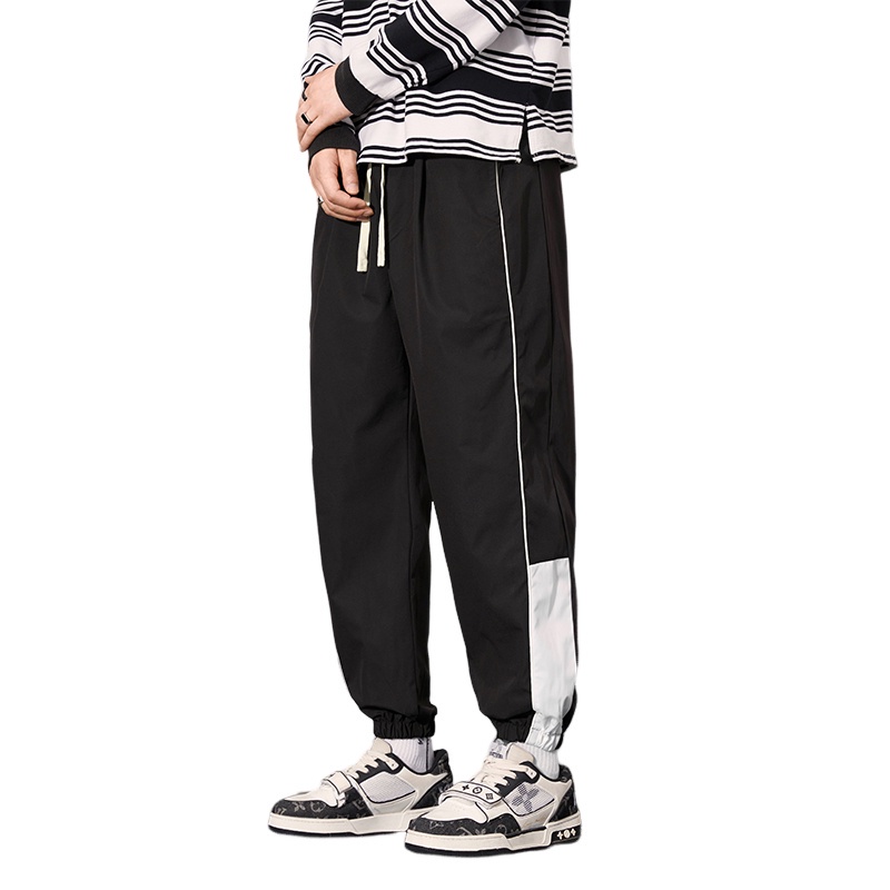 Quần Dài Lưng Cao Dáng Rộng Phong Cách Thể Thao Thời Trang Mùa Hè Cho Nam