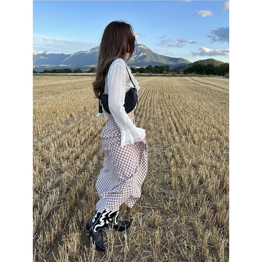 Zara Áo Sơ Mi Tay Dài Kiểu Pháp Thời Trang Mùa Thu Cho Nữ