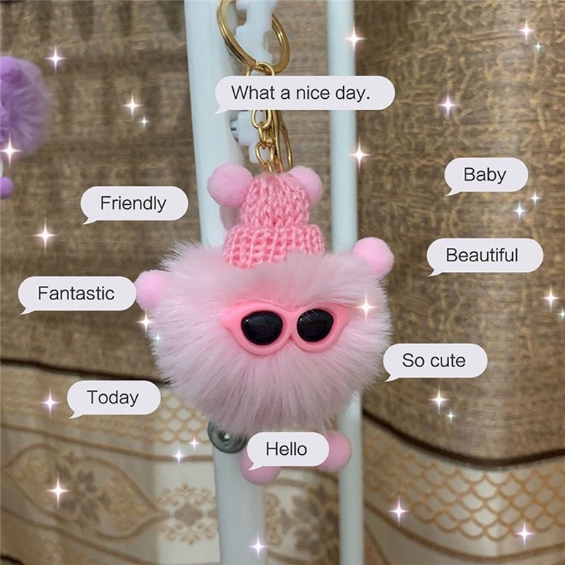 Móc Khóa Búp Bê Hoạt Hình Nhồi Bông Đáng Yêu Sáng Tạo