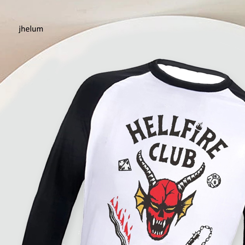 Áo Thun Tay Ngắn In Hình hellfire club Thời Trang Mùa Hè Cho Nam Và Nữ